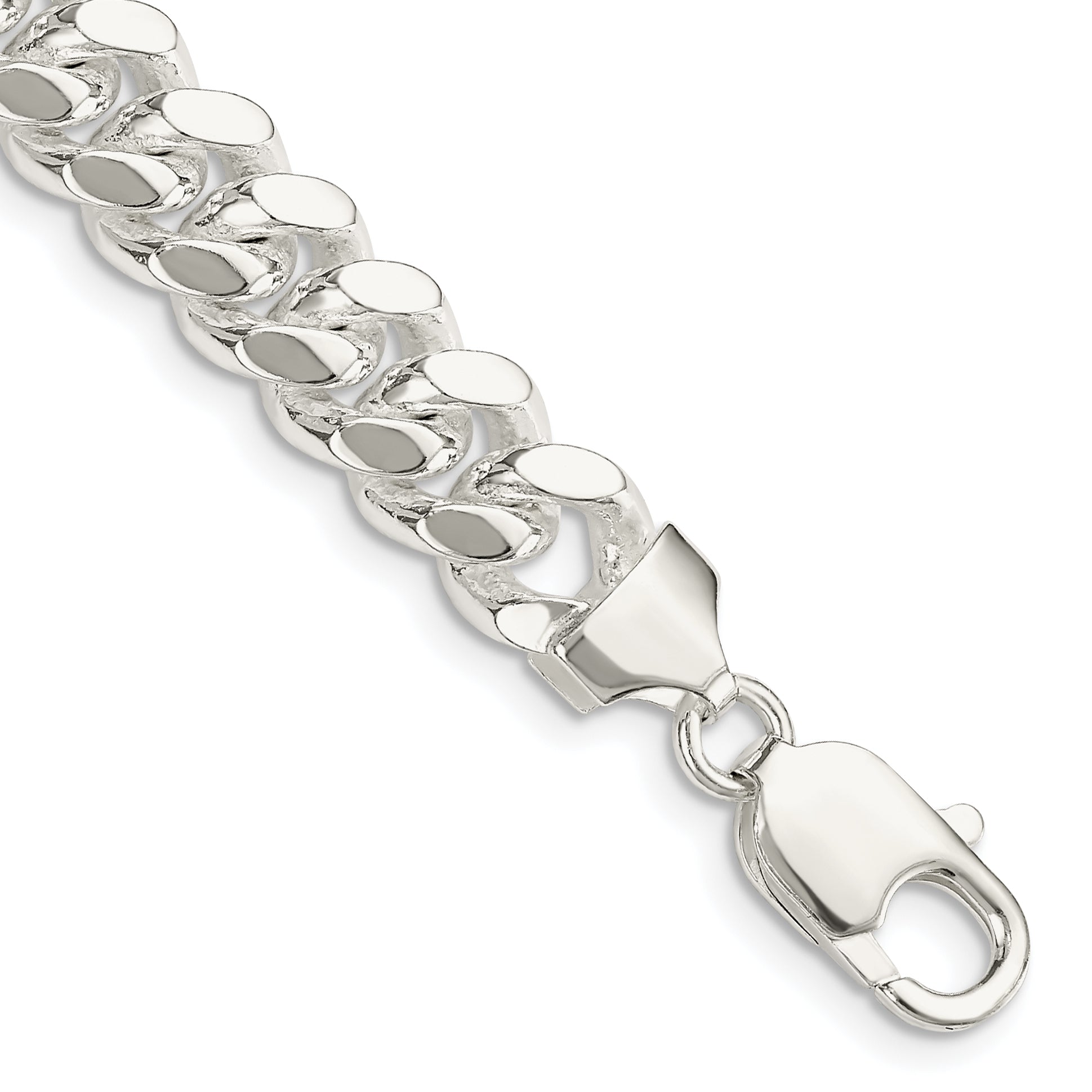 Sterling Silver 9mm Polished Domed Curb Chain Main image