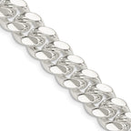 Sterling Silver Curb Chain Necklace 10.7mm
