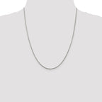 Sterling Silver 1.5mm Diamond-Cut Rope Chain w/ ext.