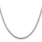 Diamond-Cut Rope Chain in Gold-Plated Sterling Silver, 2.25mm - Sophia Jewelers