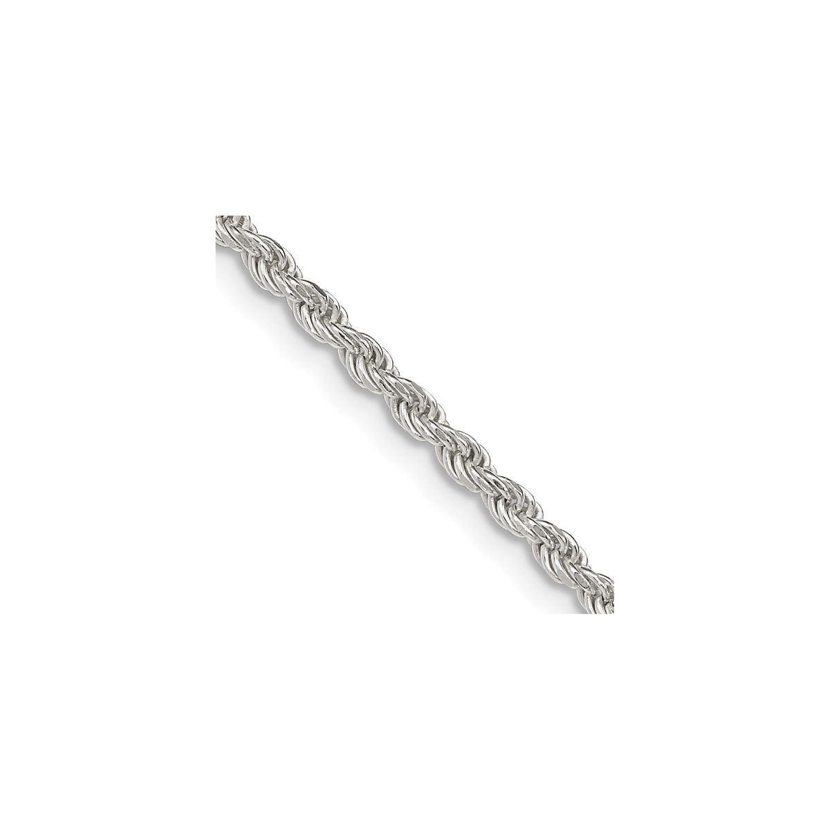 Diamond-Cut Rope Chain in Gold-Plated Sterling Silver, 2.25mm - Sophia Jewelers Main image