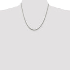 Sterling Silver 2.75mm Diamond-Cut Rope Chain
