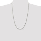 Sterling Silver 2.75mm Diamond-Cut Rope Chain