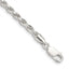 Sterling Silver 3.2mm Diamond-Cut Rope Chain