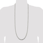Sterling Silver 5.75mm Diamond-cut Rope Chain