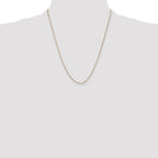 Sterling Silver And Vermeil 1.85mm Diamond-cut Rope Chain