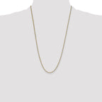 Sterling Silver And Vermeil 2.5mm Diamond-cut Rope Chain
