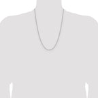 Sterling Silver 1.3mm 8 Sided D/C Double Spiga Chain