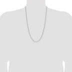Sterling Silver 1.3mm 8 Sided D/C Double Spiga Chain