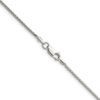 Sterling Silver 1.45mm 8 Sided Diamond-Cut Double Spiga Chain