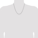 Sterling Silver 1.45mm 8 Sided Diamond-Cut Double Spiga Chain