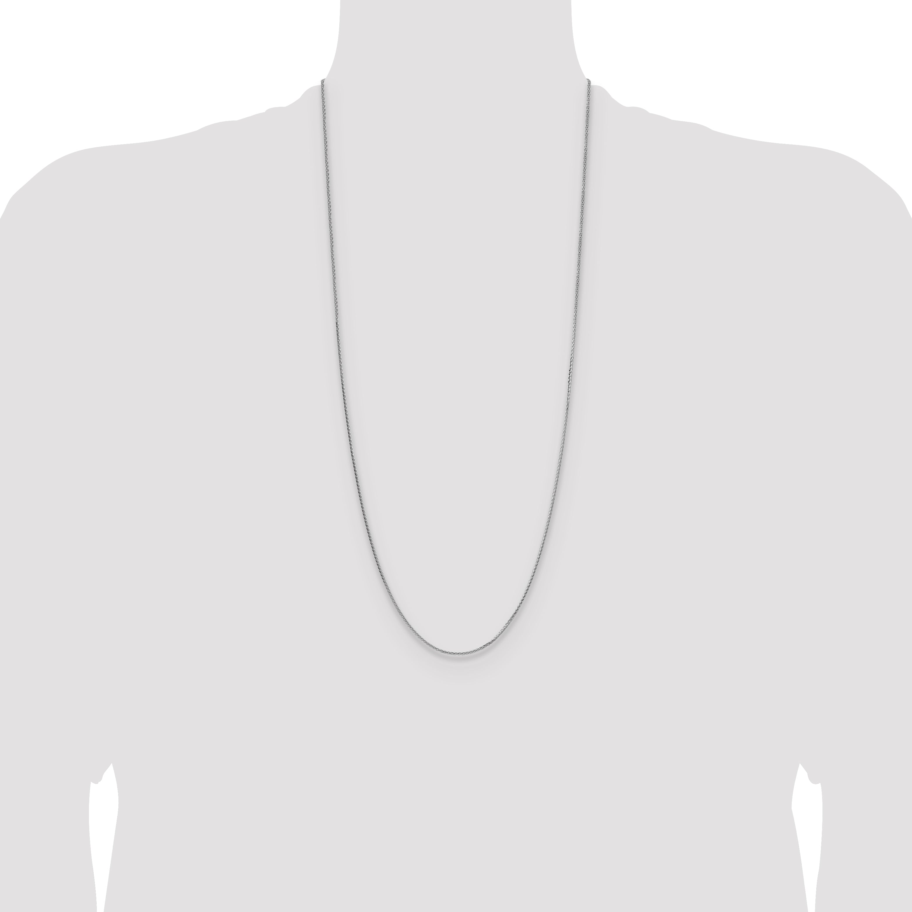 Sterling Silver 1.45mm 8 Sided D/C Double Spiga Chain