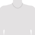 Sterling Silver 2.0mm D/C Forzantine Chain