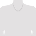 Sterling Silver 2.0mm D/C Forzantine Chain