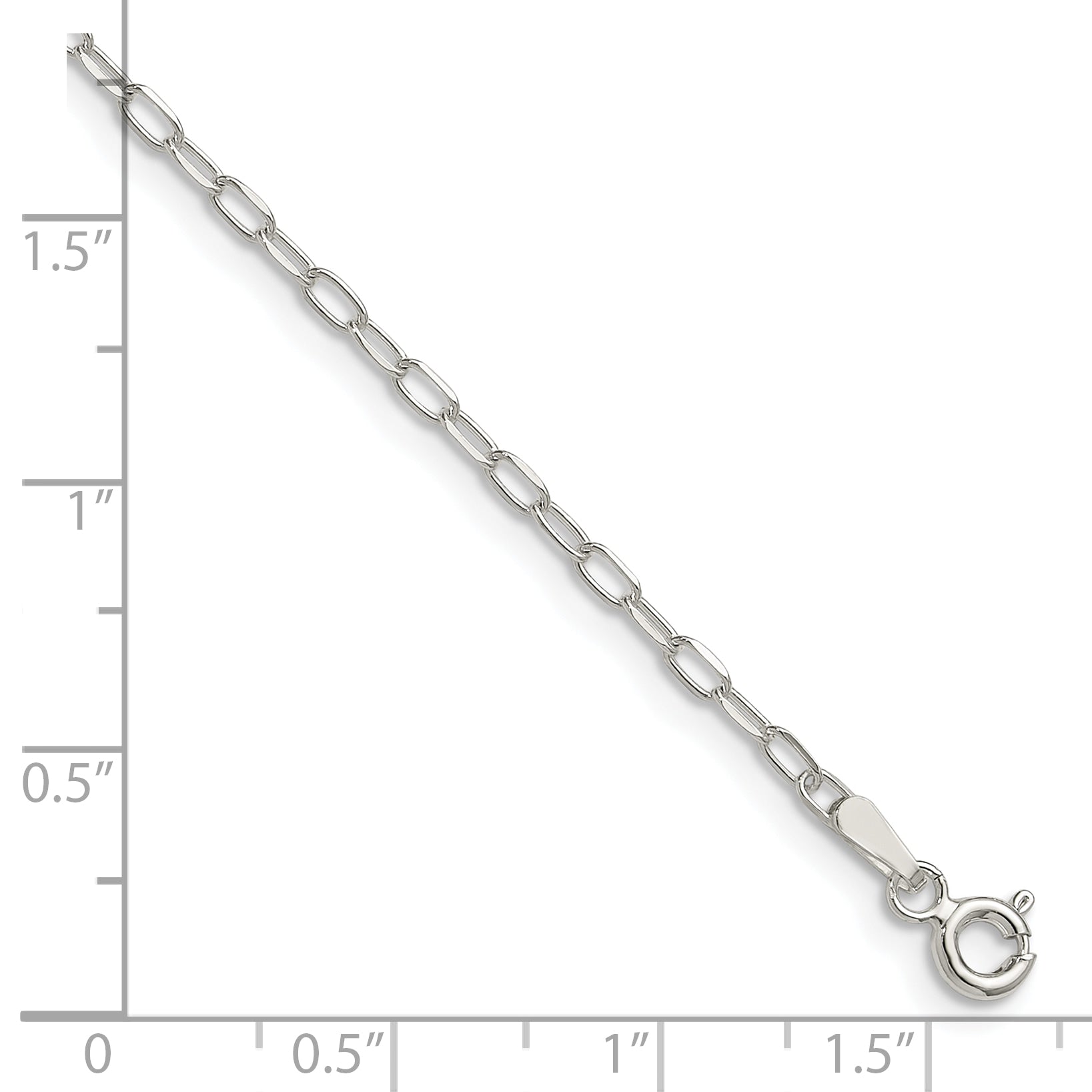 Sterling Silver 2.0mm D/C Forzantine Chain