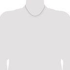 Sterling Silver 2.15mm D/C Forzantine Chain