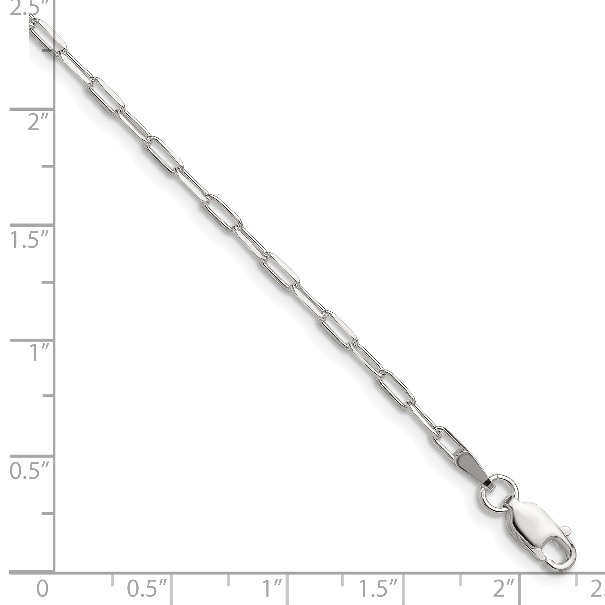 Sterling Silver 2.15mm D/C Forzantine Chain
