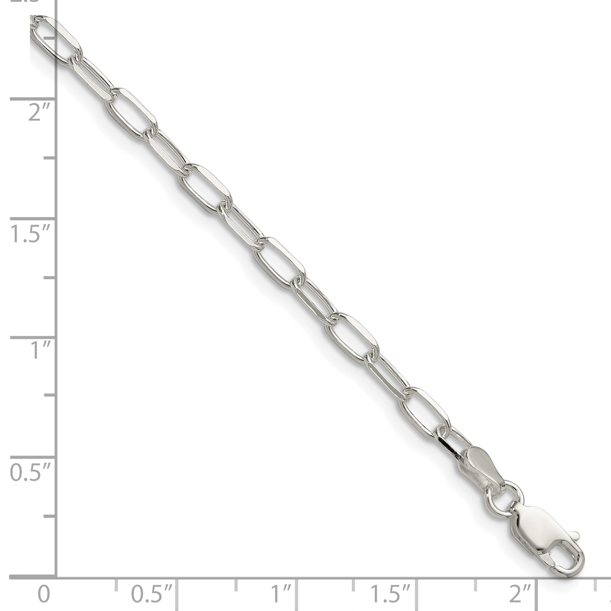Diamond-Cut Forzantine Chain Bracelet in Sterling Silver Secondary image