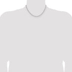 Sterling Silver 3.85mm D/C Forzantine Chain