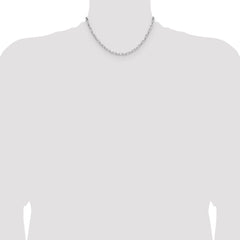 Sterling Silver 3.85mm D/C Forzantine Chain