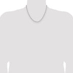 Sterling Silver 3.85mm D/C Forzantine Chain