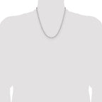 Sterling Silver 3.85mm D/C Forzantine Chain