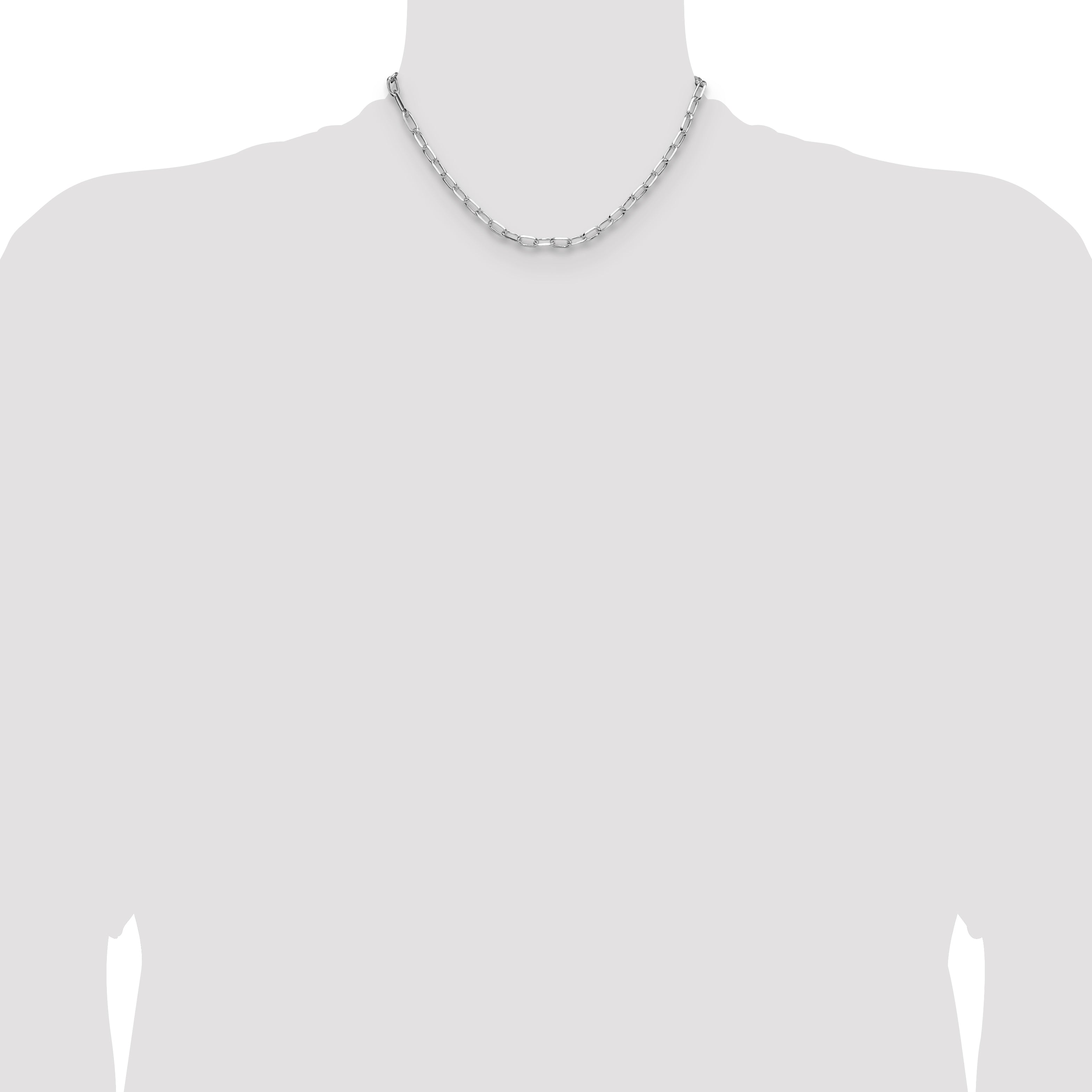 Sterling Silver 4.65mm D/C Forzantine Chain