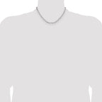 Sterling Silver 4.65mm D/C Forzantine Chain