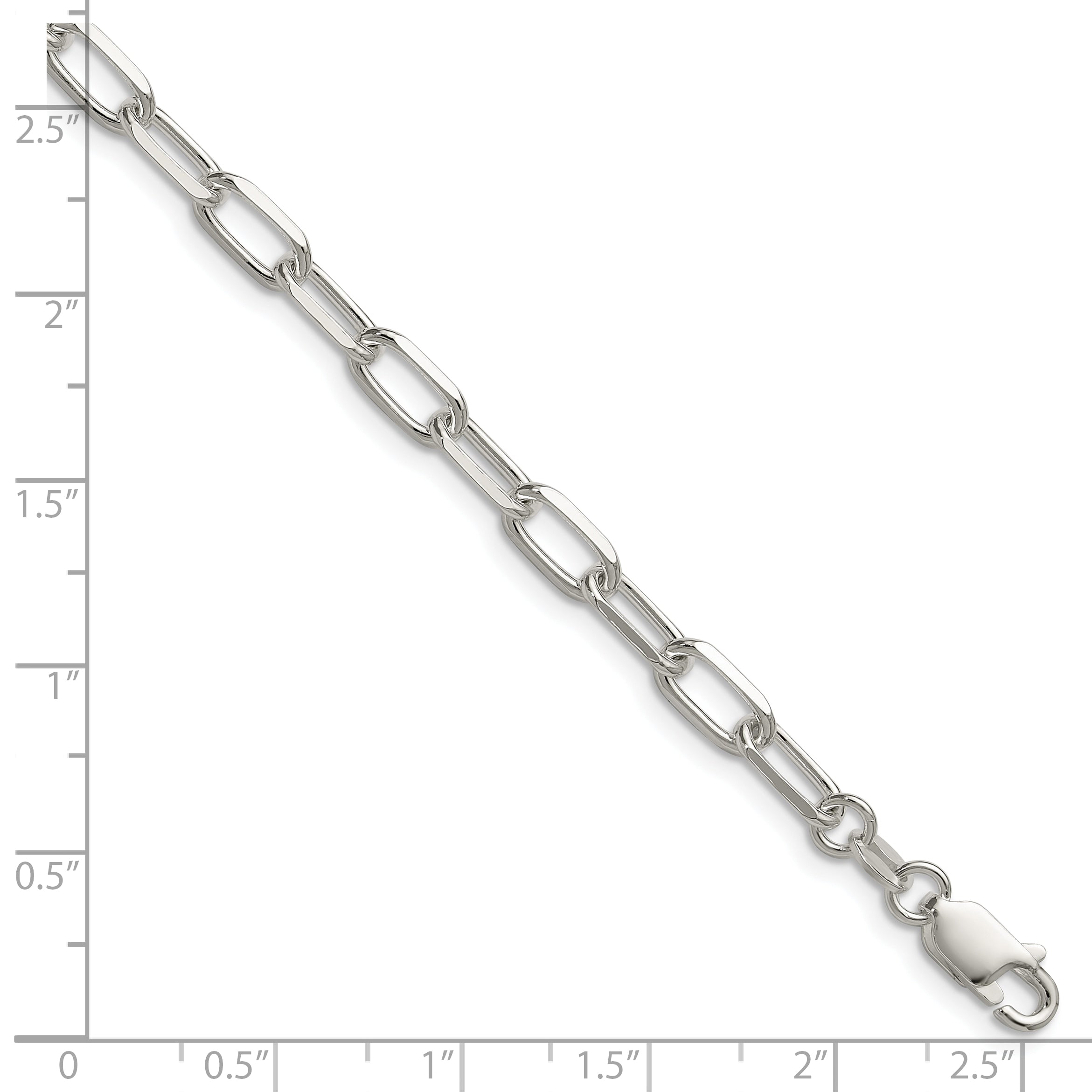 Sterling Silver 4.65mm D/C Forzantine Chain