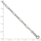 Sterling Silver 3.1mm D/C Paperclip Chain