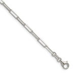 Sterling Silver Diamond-Cut Paperclip Chain Necklace 3.1mm