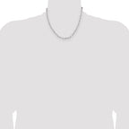Sterling Silver 3.5mm D/C Paperclip Chain