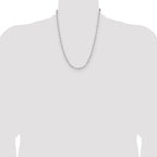 Sterling Silver 3.5mm D/C Paperclip Chain