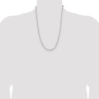 Sterling Silver 3.5mm D/C Paperclip Chain