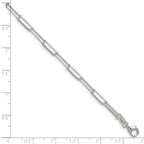 Sterling Silver 3.5mm D/C Paperclip Chain
