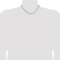 Sterling Silver 4.4mm D/C Paperclip Chain