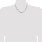 Sterling Silver 4.4mm D/C Paperclip Chain