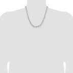 Sterling Silver 5.5mm D/C Paperclip Chain