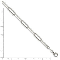 Sterling Silver 5.5mm D/C Paperclip Chain