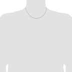 Sterling Silver 1.3mm Solid Rope Chain