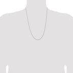 Sterling Silver 1.3mm Solid Rope Chain