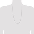 Sterling Silver 1.3mm Solid Rope Chain