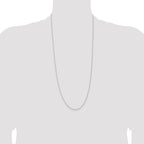Sterling Silver 1.3mm Solid Rope Chain