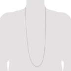 Sterling Silver 1.3mm Solid Rope Chain