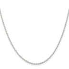 Sterling Silver 1.5mm Solid Rope Chain Anklet