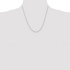 Sterling Silver 1.5mm Solid Rope Chain Anklet
