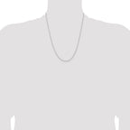 Sterling Silver Rope Chain Necklace 1.5mm