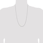 Sterling Silver 1.5mm Solid Rope Chain Anklet