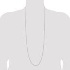 Sterling Silver 1.5mm Solid Rope Chain Anklet