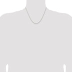Sterling Silver 1.8mm Solid Rope Chain Anklet